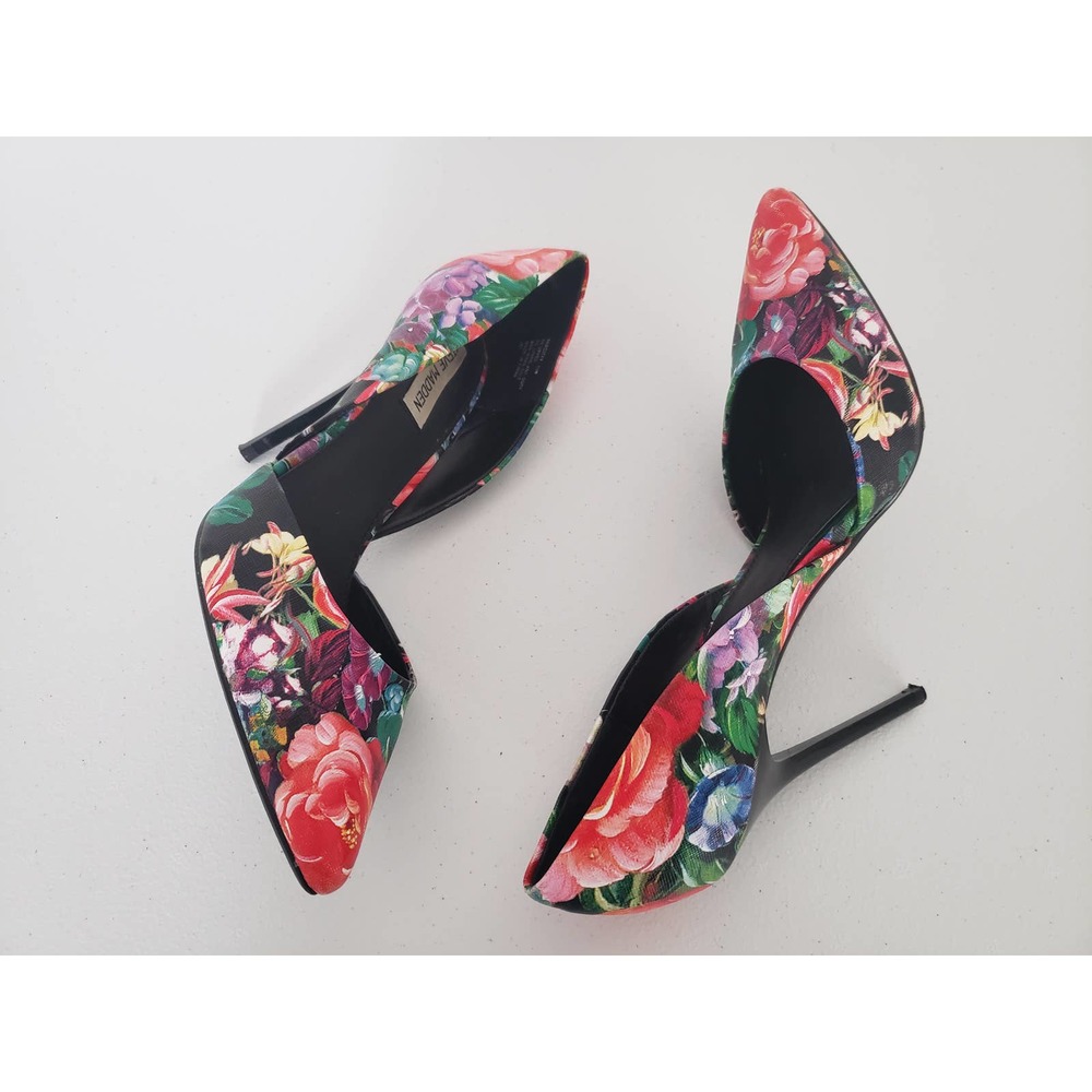 Steve Madden Women Floral Vincible Hight Heel Size 11 Stilettos Shoes